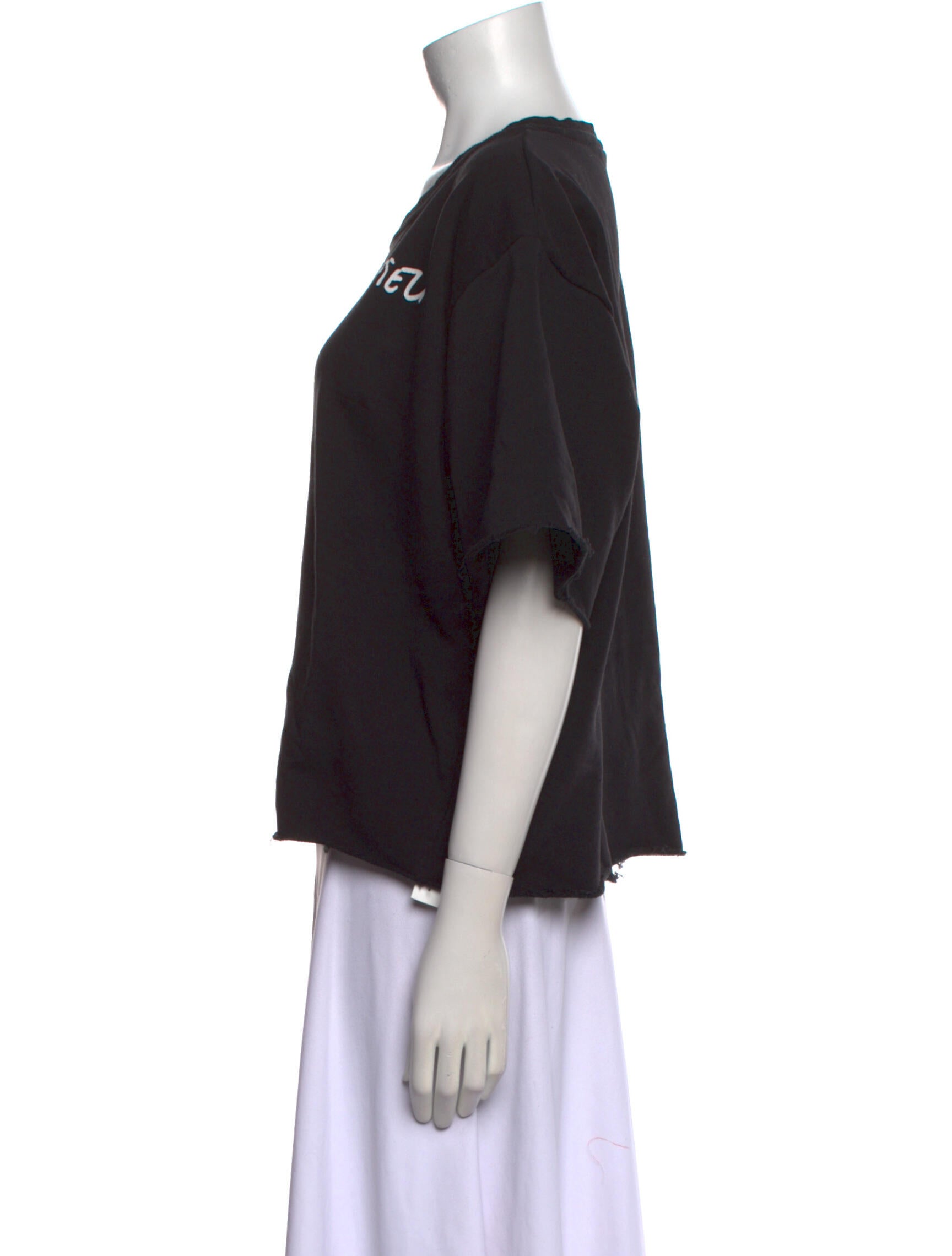 MM6 Maison Margiela Graphic Print Crew Neck T-Shirt