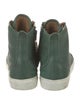 MM6 Maison Margiela Leather Colorblock Pattern Wedge Sneakers