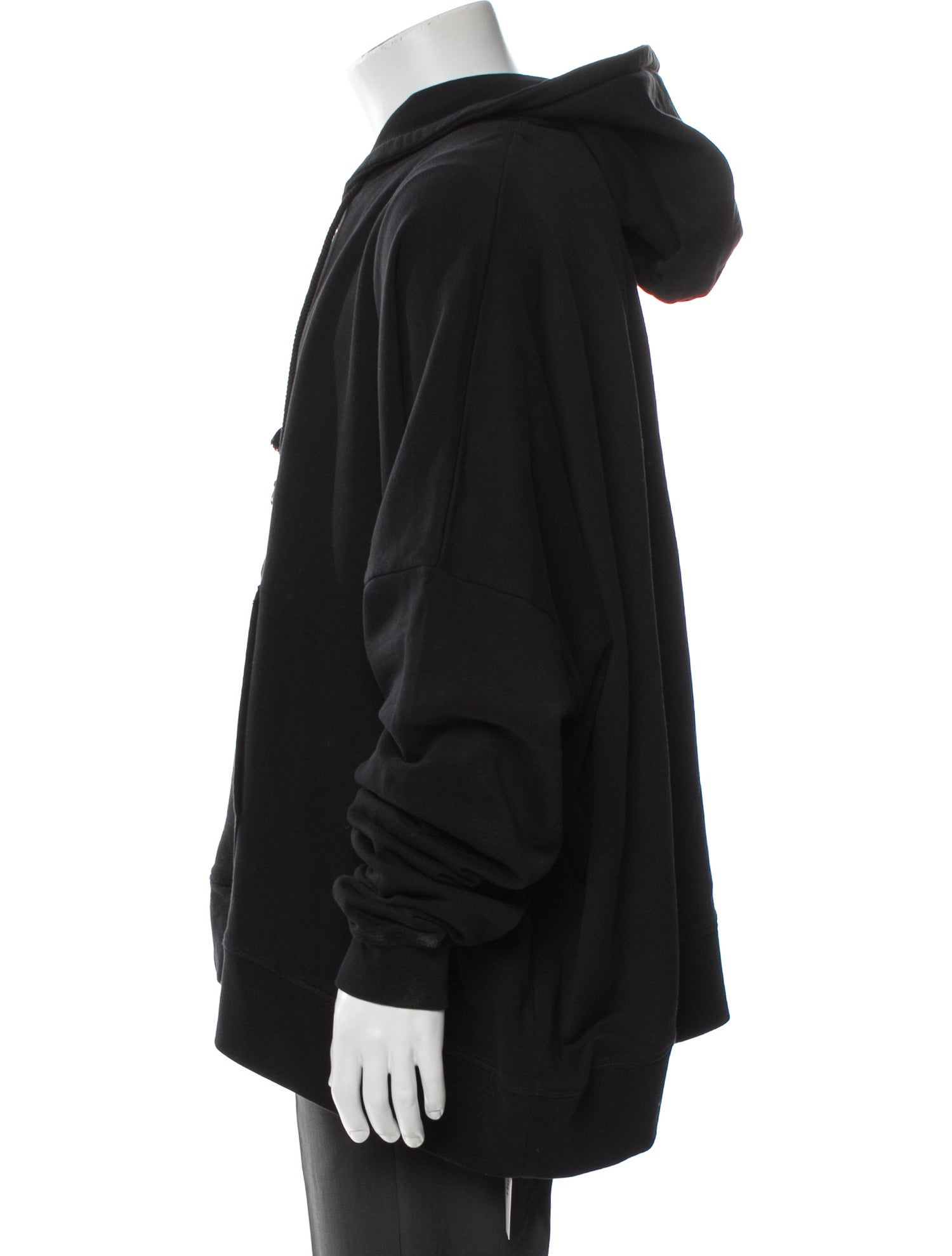 MM6 Maison Margiela V-Neck Long Sleeve Hoodie