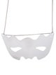 MM6 Maison Margiela Plexiglass 'Mirror Mask' Pendant Necklace