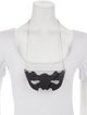 MM6 Maison Margiela Plexiglass 'Mirror Mask' Pendant Necklace