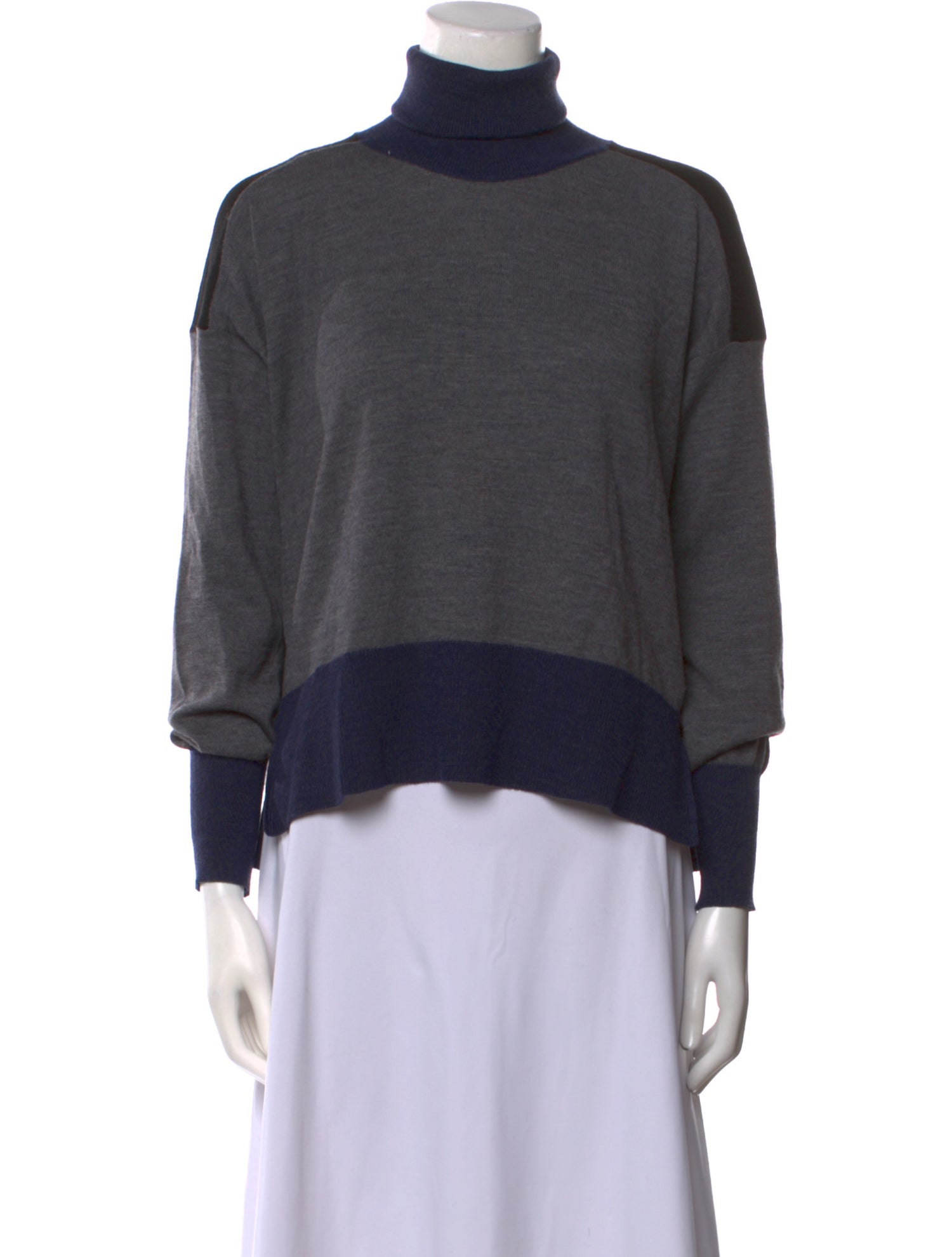 MM6 Maison Margiela Wool Colorblock Pattern Sweater