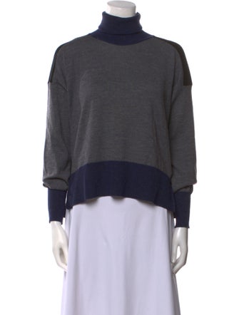 MM6 Maison Margiela Wool Colorblock Pattern Sweater