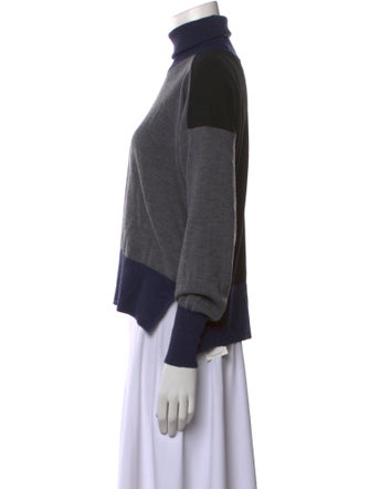 MM6 Maison Margiela Wool Colorblock Pattern Sweater
