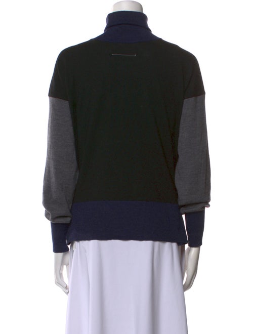MM6 Maison Margiela Wool Colorblock Pattern Sweater