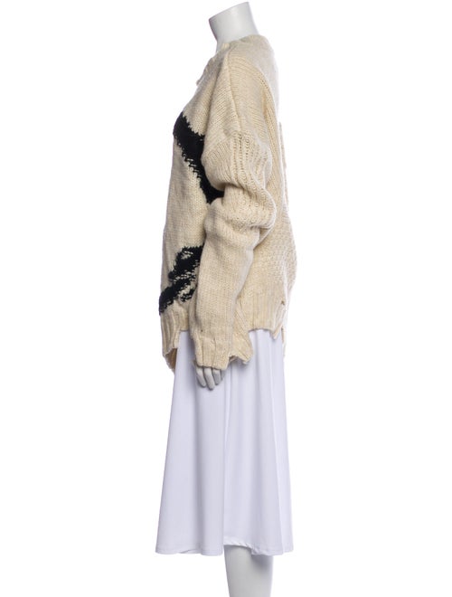 MM6 Maison Margiela Wool One-Shoulder Sweatshirt