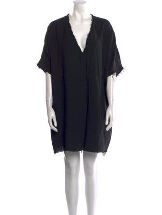 MM6 Maison Margiela V-Neck Mini Dress