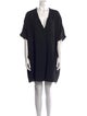 MM6 Maison Margiela V-Neck Mini Dress
