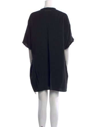 MM6 Maison Margiela V-Neck Mini Dress