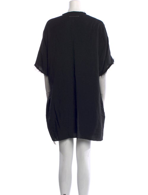 MM6 Maison Margiela V-Neck Mini Dress