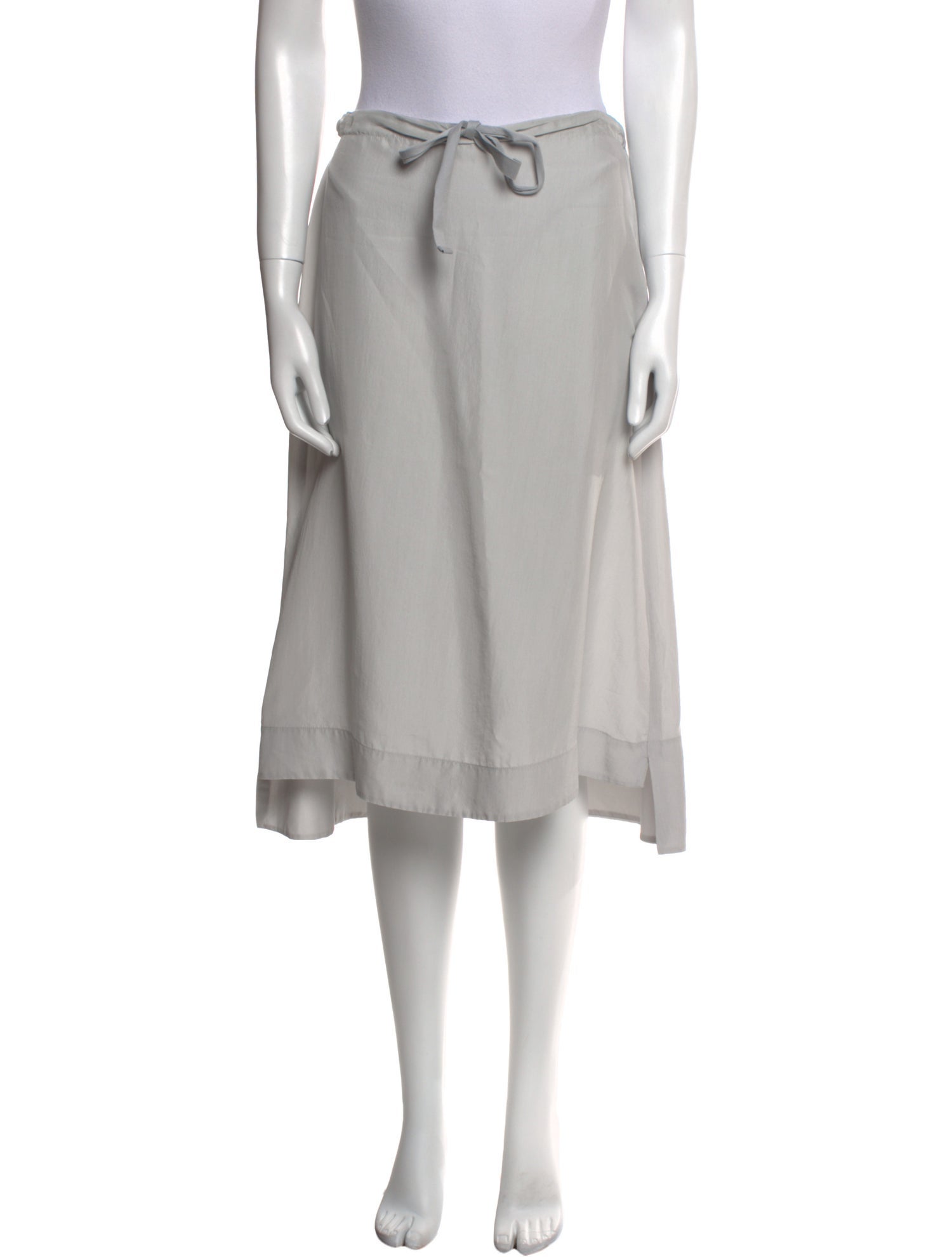 MM6 Maison Margiela Silk Knee-Length Skirt