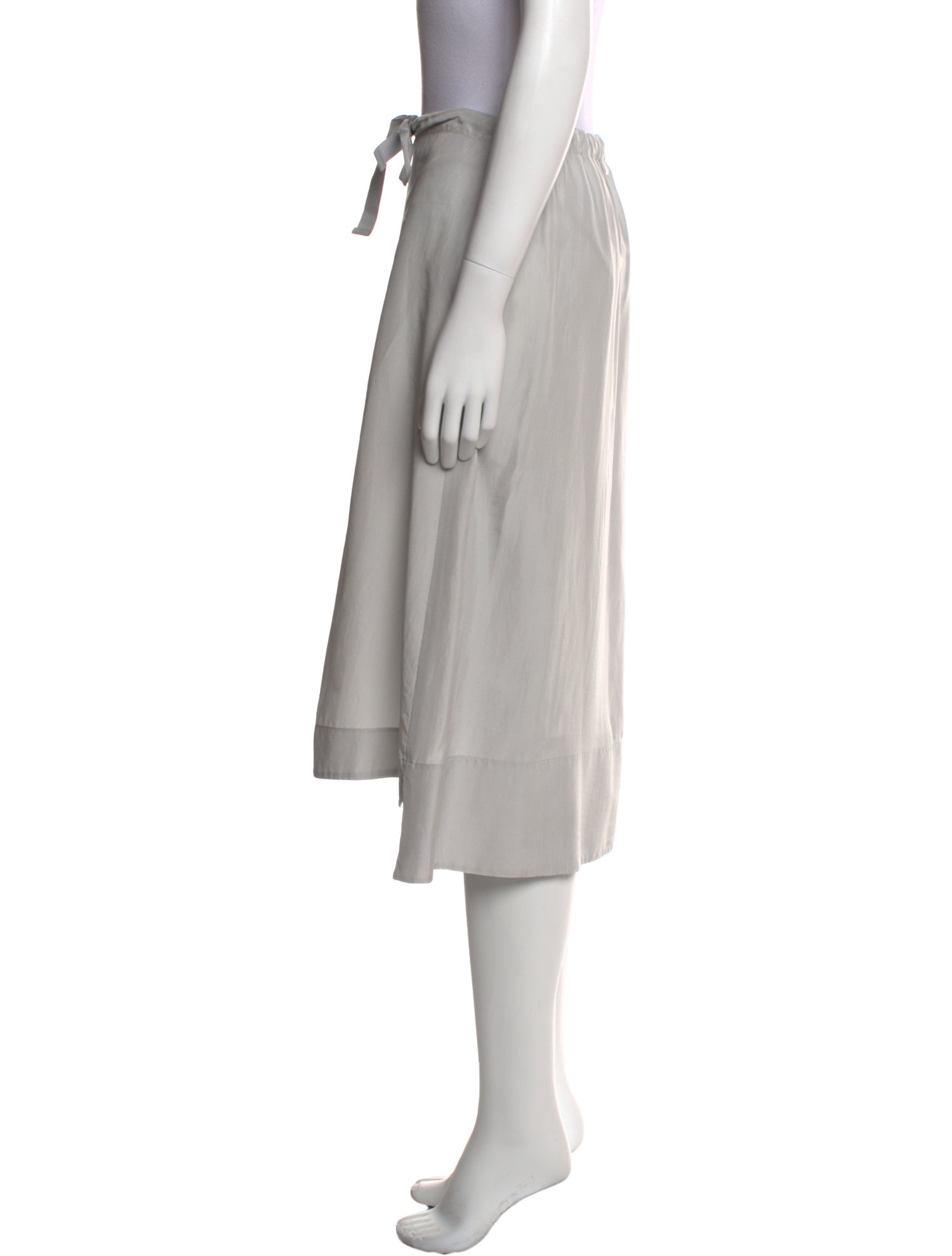 MM6 Maison Margiela Silk Knee-Length Skirt