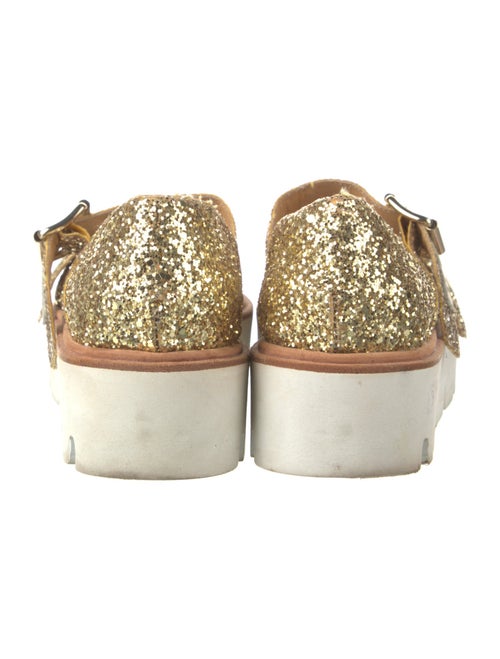 MM6 Maison Margiela Glitter Glitter Accents Mary Jane Flats
