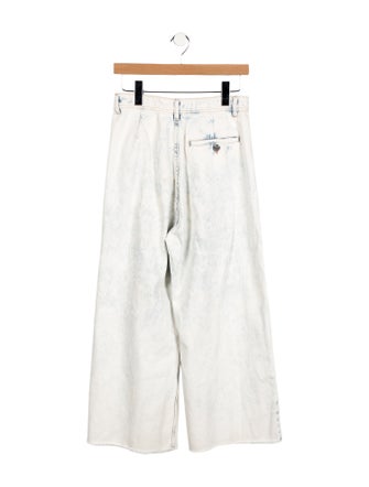 MM6 Maison Margiela High-Rise Wide Leg Jeans