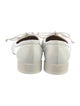 MM6 Maison Margiela Leather Bow Accents Ballet Flats