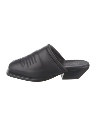 MM6 Maison Margiela Leather Mules