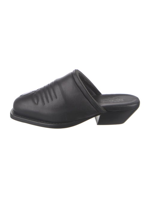 MM6 Maison Margiela Leather Mules