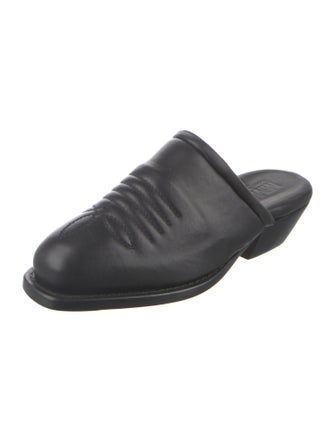MM6 Maison Margiela Leather Mules