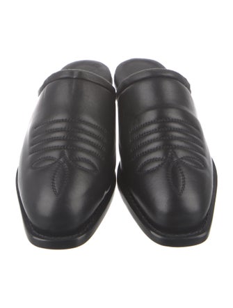 MM6 Maison Margiela Leather Mules