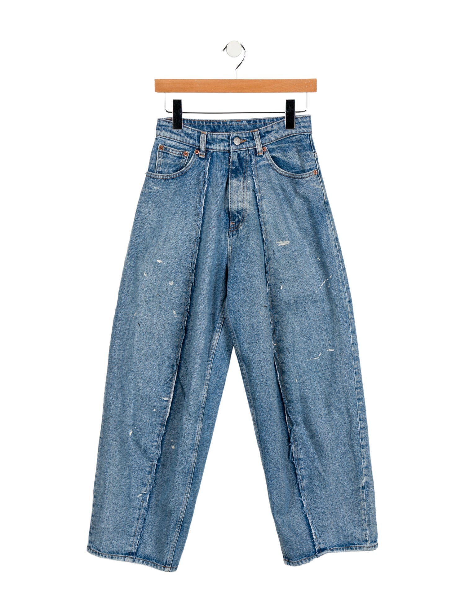 MM6 Maison Margiela High-Rise Wide Leg Jeans