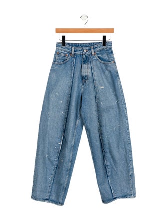 MM6 Maison Margiela High-Rise Wide Leg Jeans