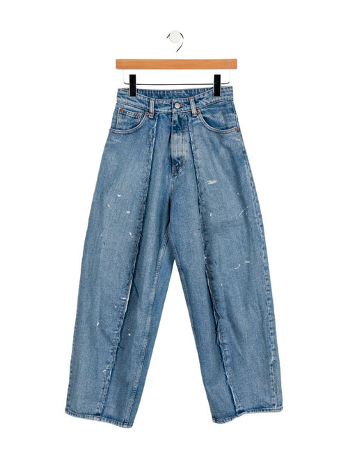 MM6 Maison Margiela High-Rise Wide Leg Jeans