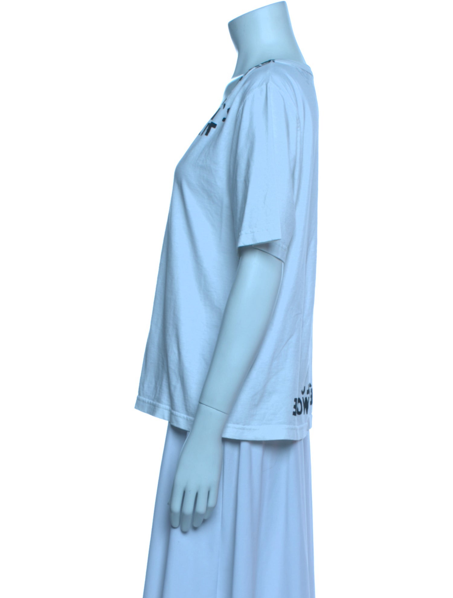 MM6 Maison Margiela Graphic Print V-Neck T-Shirt