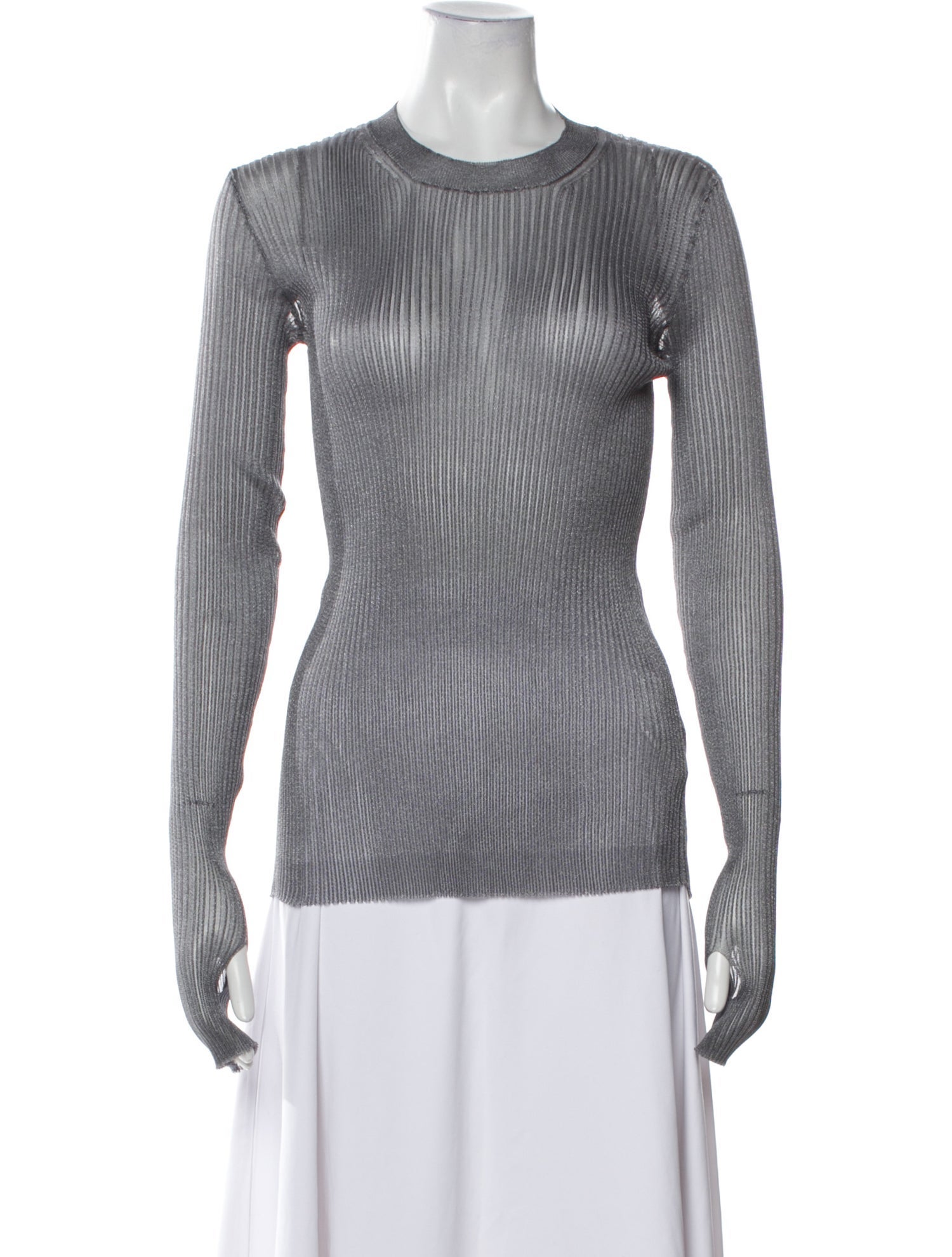 MM6 Maison Margiela Crew Neck Long Sleeve Top