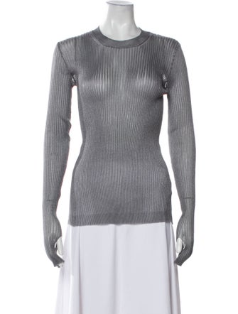 MM6 Maison Margiela Crew Neck Long Sleeve Top
