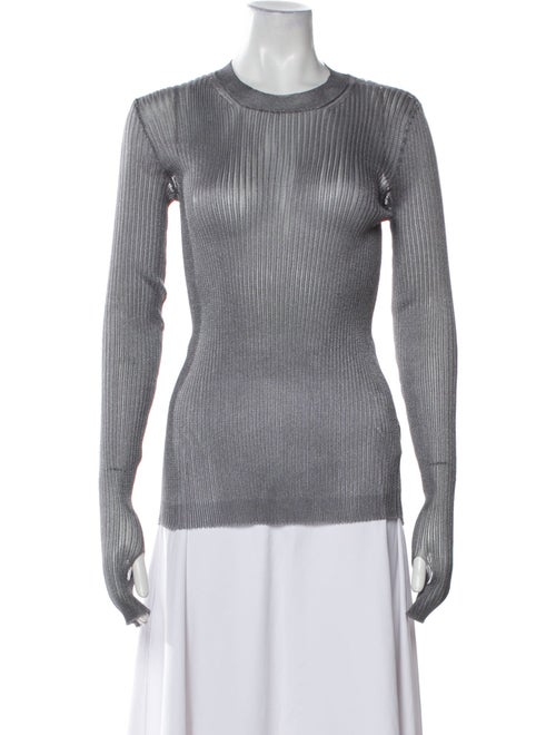 MM6 Maison Margiela Crew Neck Long Sleeve Top