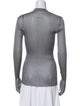 MM6 Maison Margiela Crew Neck Long Sleeve Top