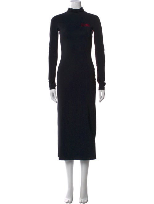 MM6 Maison Margiela Turtleneck Long Dress