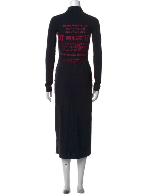 MM6 Maison Margiela Turtleneck Long Dress