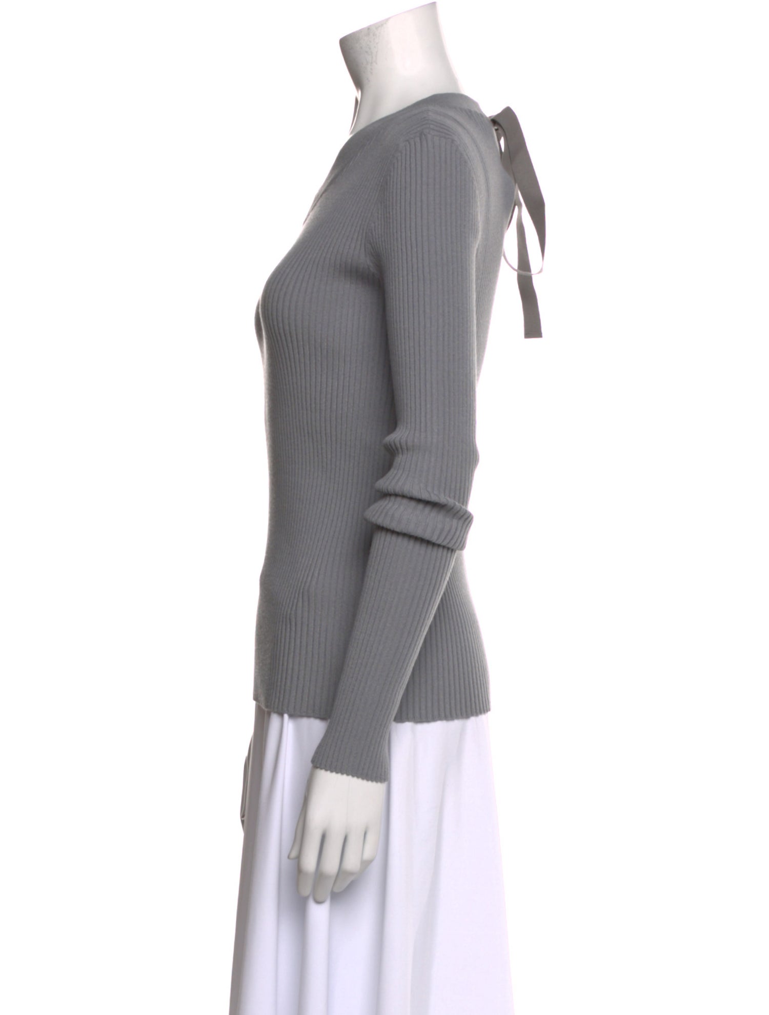 MM6 Maison Margiela V-Neck Long Sleeve Top w/ Tags