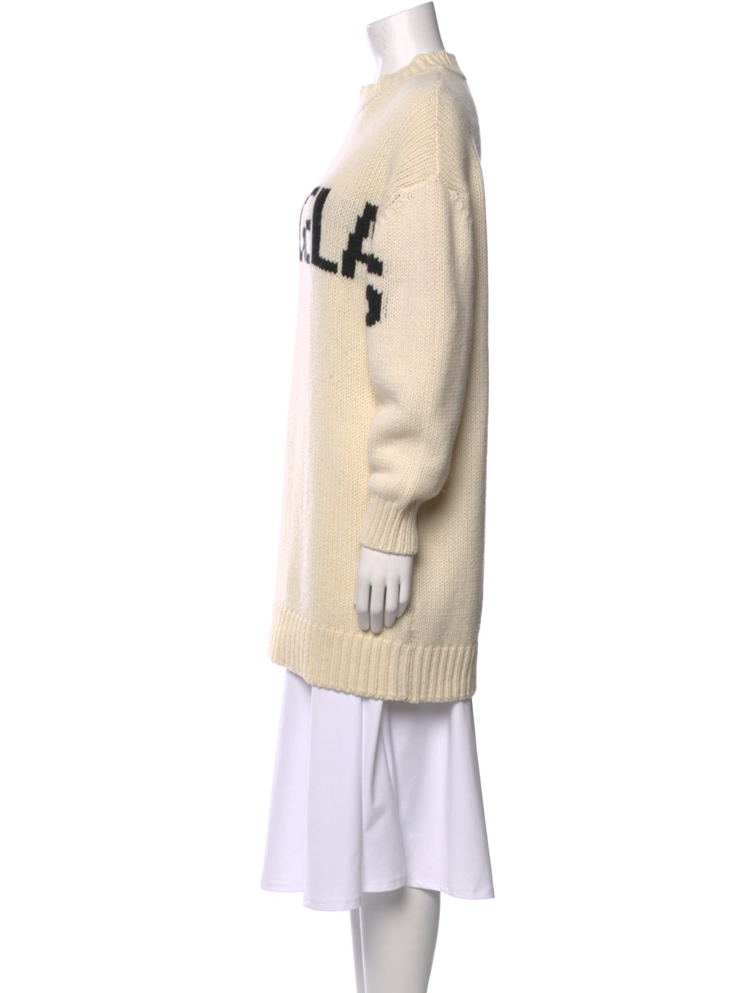 MM6 Maison Margiela Wool Graphic Print Sweater