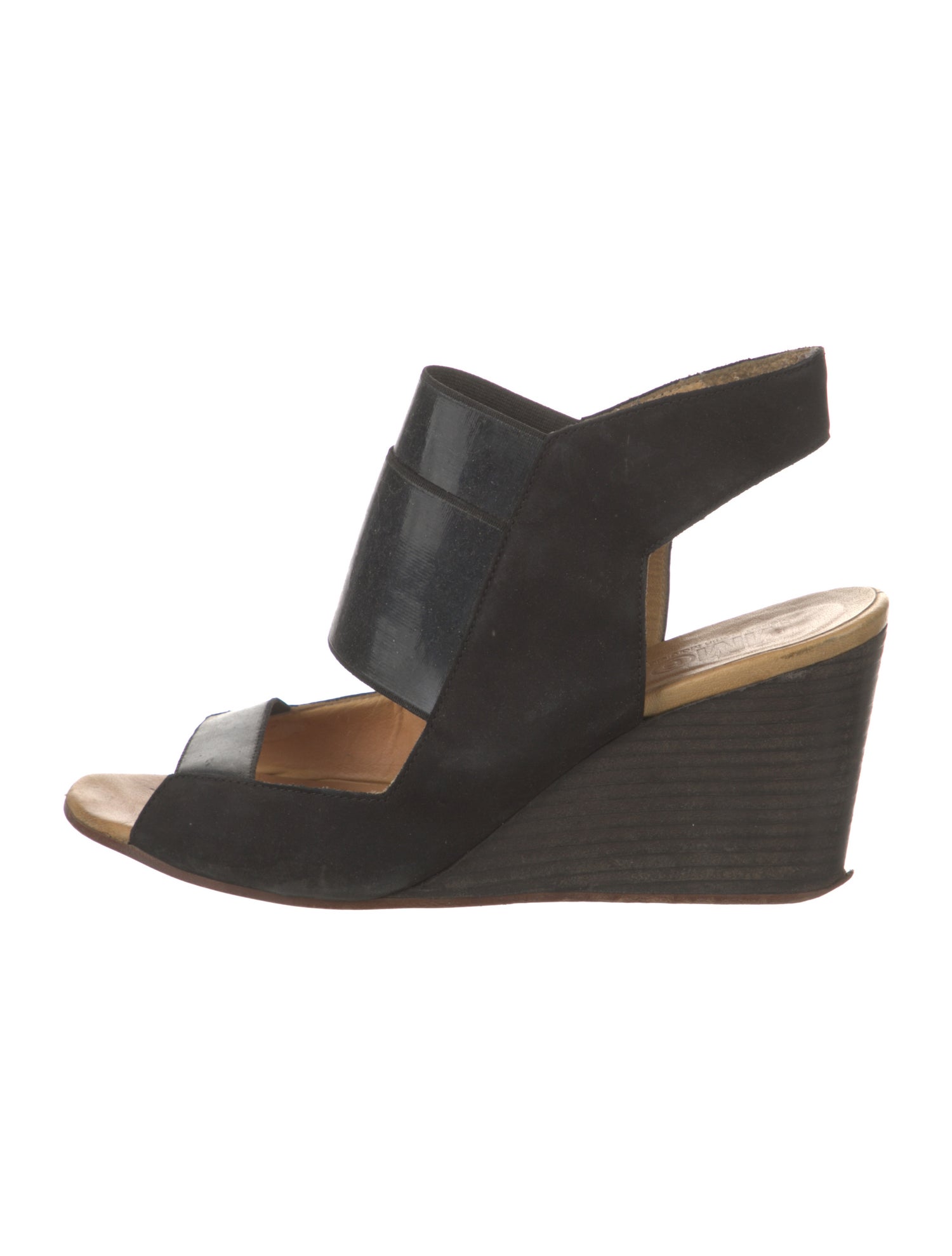 MM6 Maison Margiela Suede Slingback Sandals