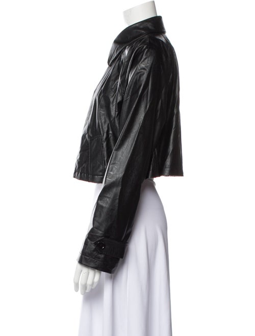 MM6 Maison Margiela Faux Leather Biker Jacket