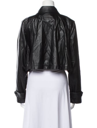 MM6 Maison Margiela Faux Leather Biker Jacket