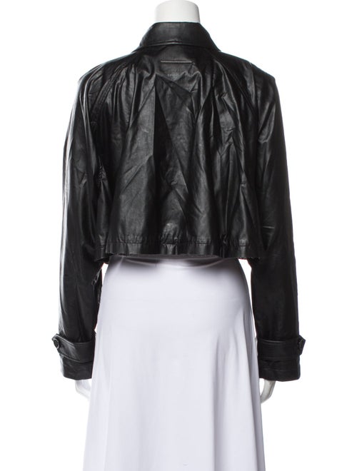 MM6 Maison Margiela Faux Leather Biker Jacket