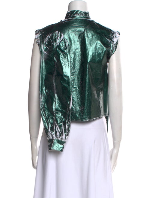 MM6 Maison Margiela Mock Neck Sleeveless Sweatshirt