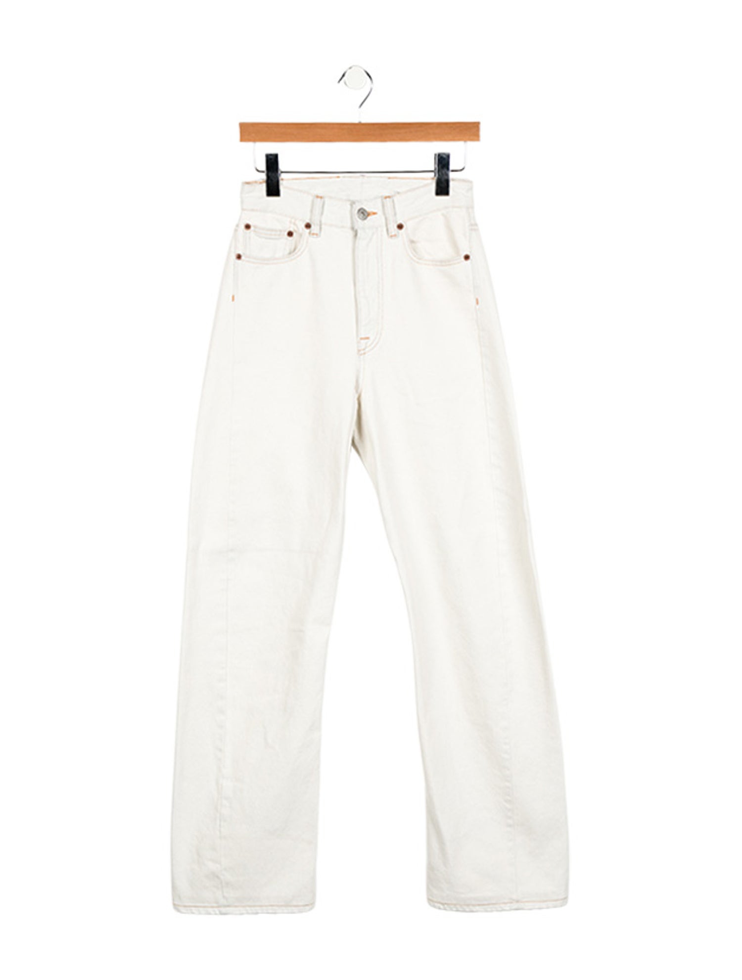 MM6 Maison Margiela High-Rise Straight Leg Jeans