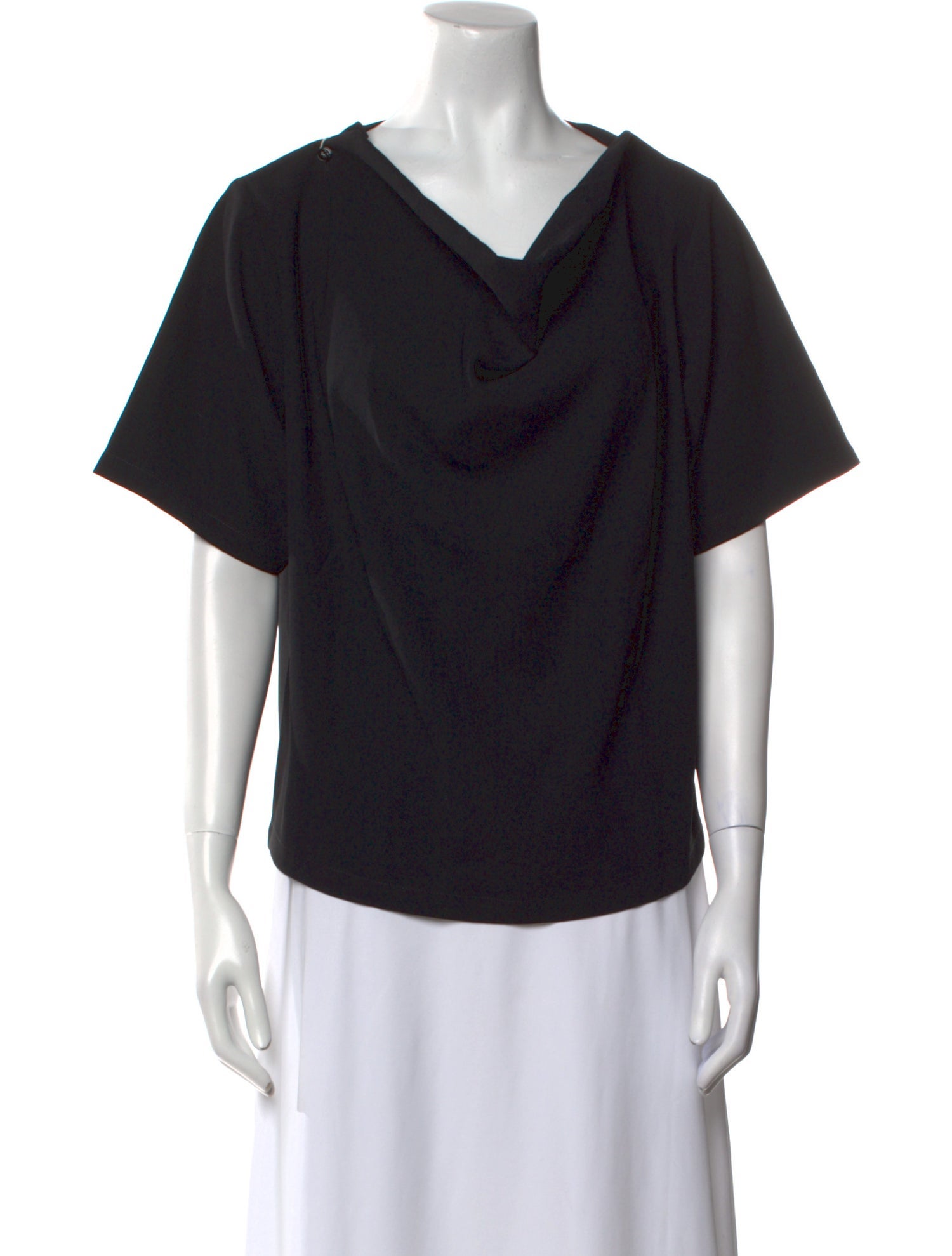 MM6 Maison Margiela Cowl Neck Short Sleeve Top w/ Tags