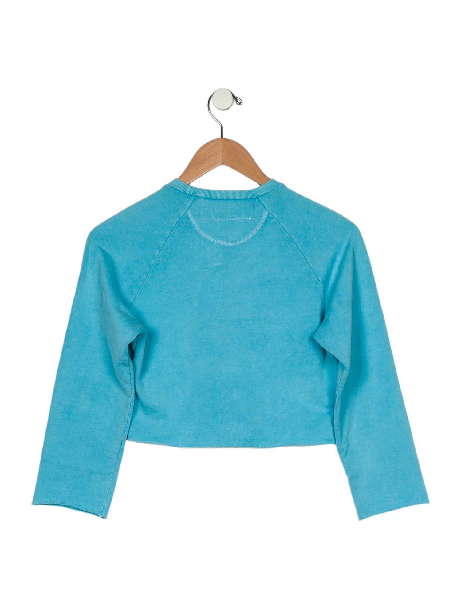 MM6 Maison Margiela Girls' Cropped Crew Neck Sweatshirt
