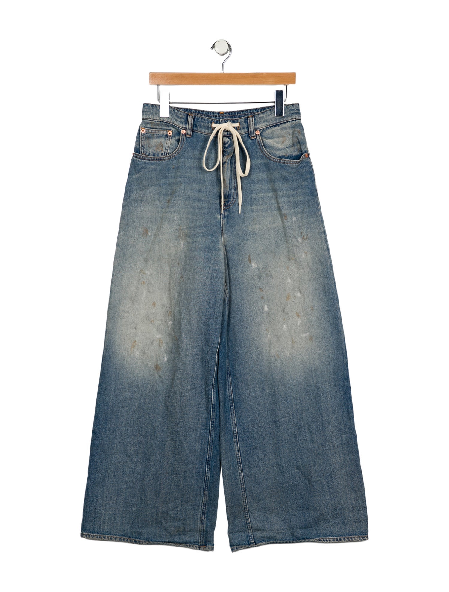 MM6 Maison Margiela High-Rise Wide Leg Jeans