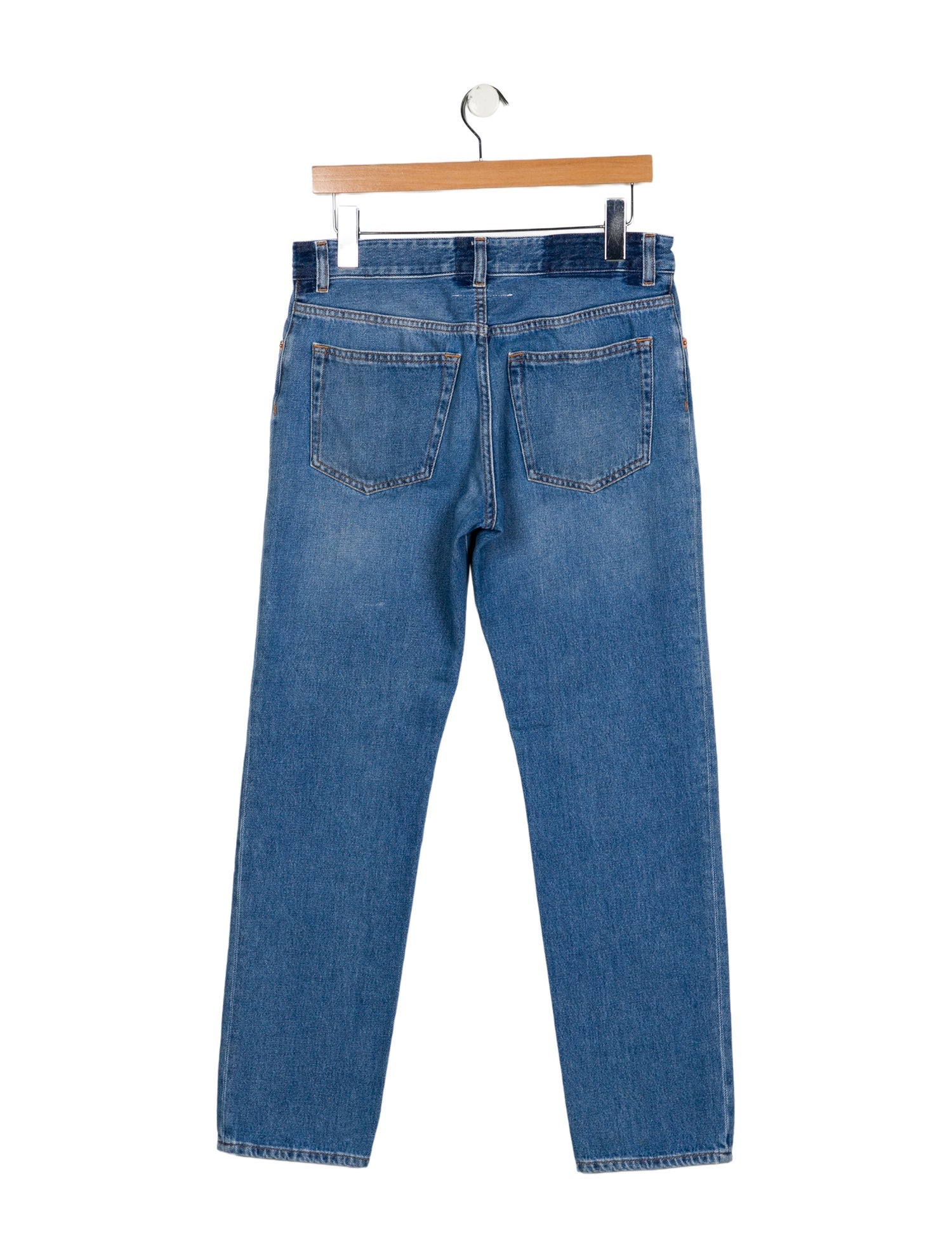 MM6 Maison Margiela High-Rise Straight Leg Jeans