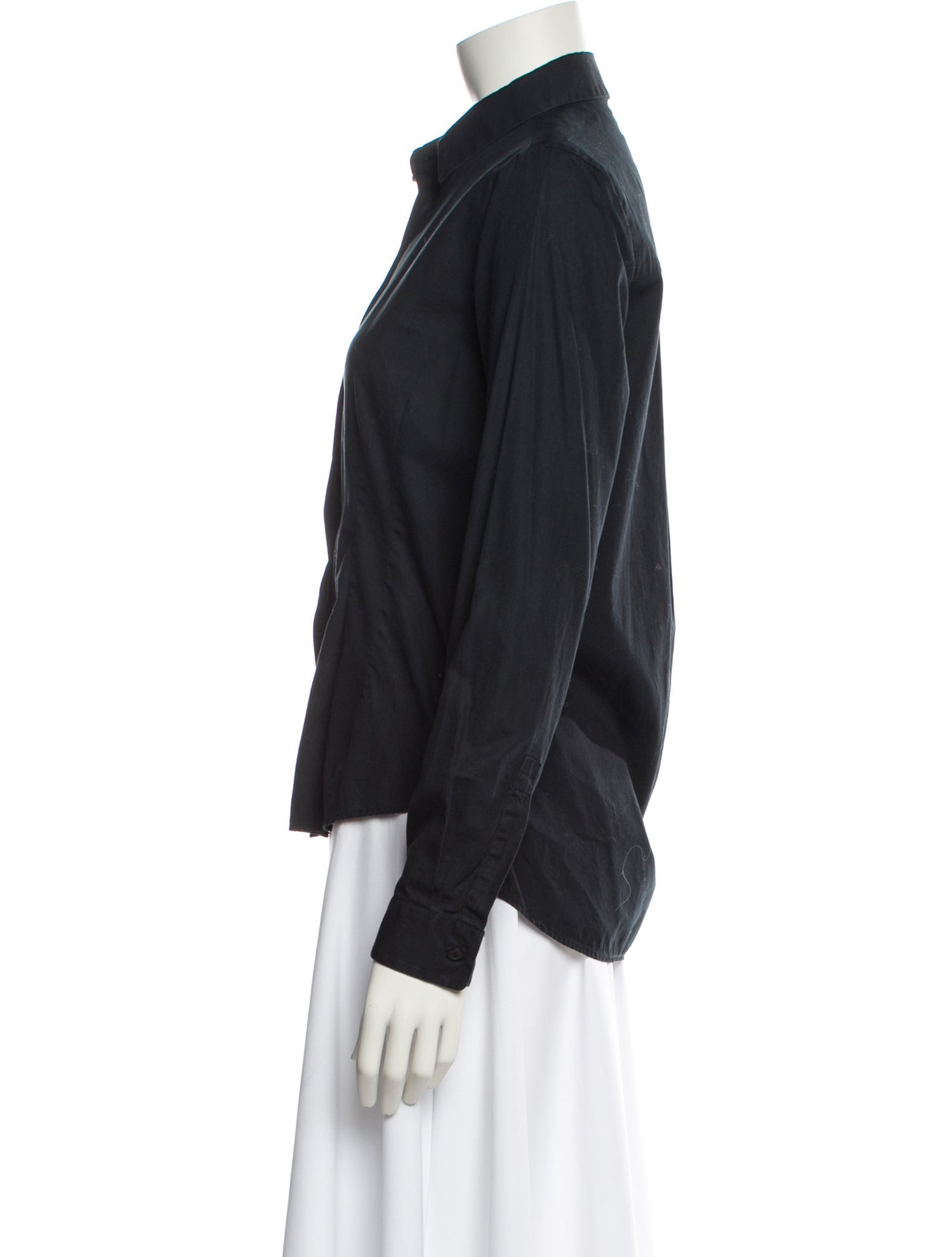 MM6 Maison Margiela Long Sleeve Button-Up Top