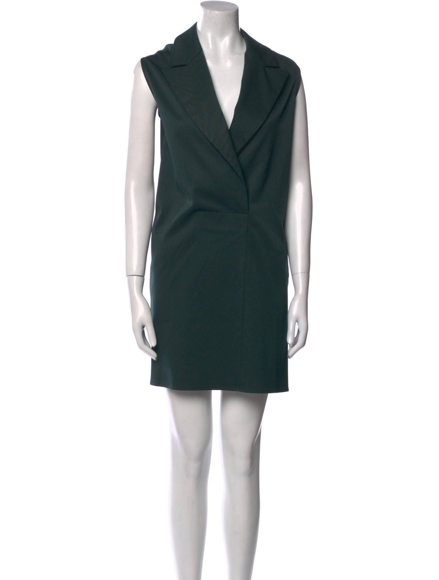 MM6 Maison Margiela V-Neck Mini Dress