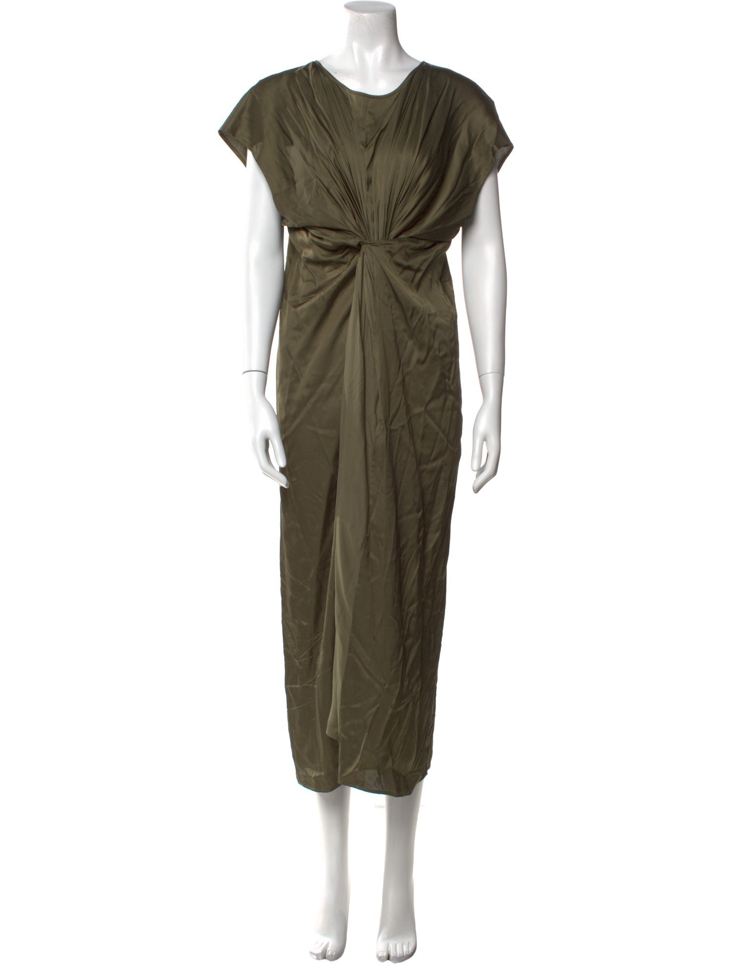 MM6 Maison Margiela Satin Long Dress