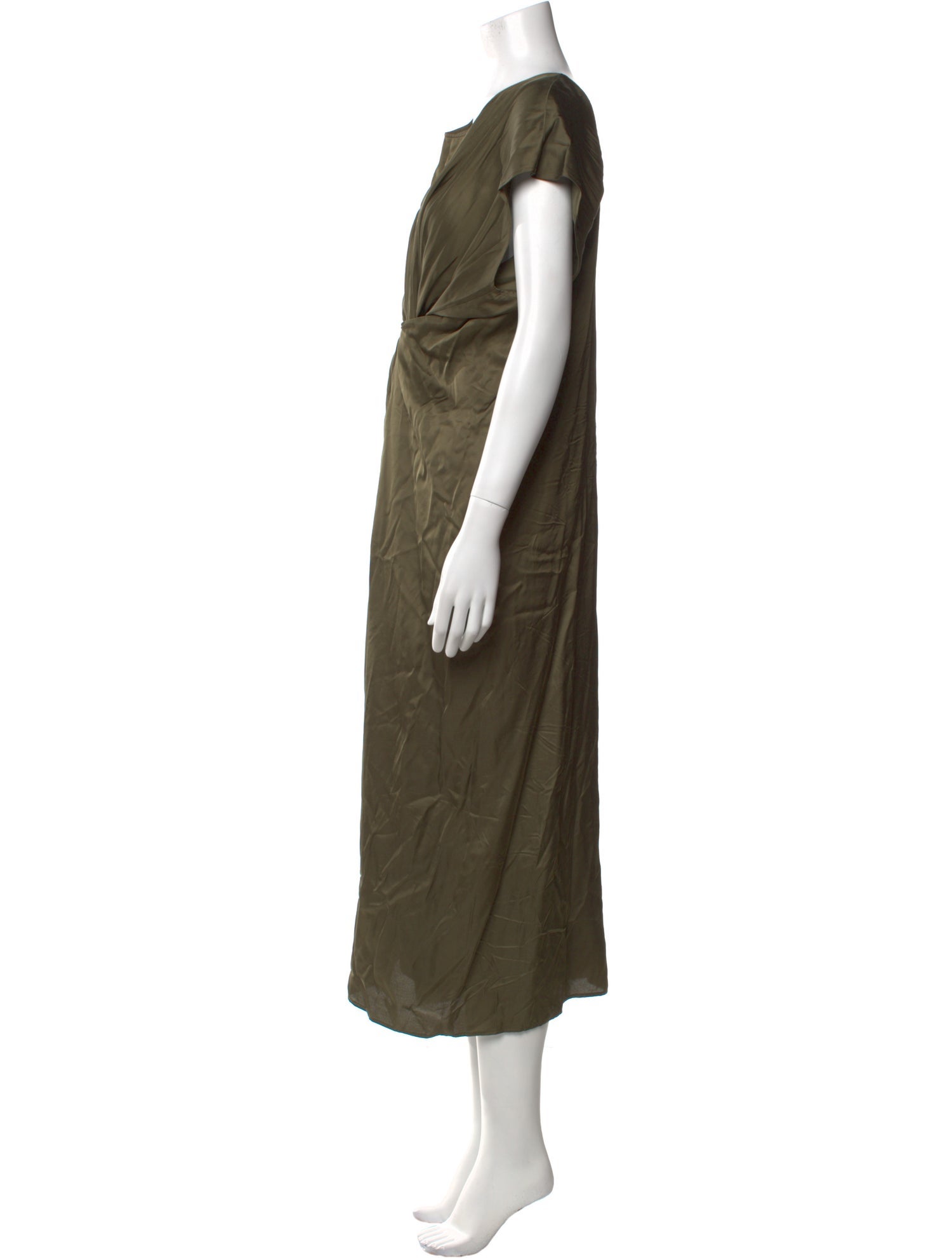MM6 Maison Margiela Satin Long Dress