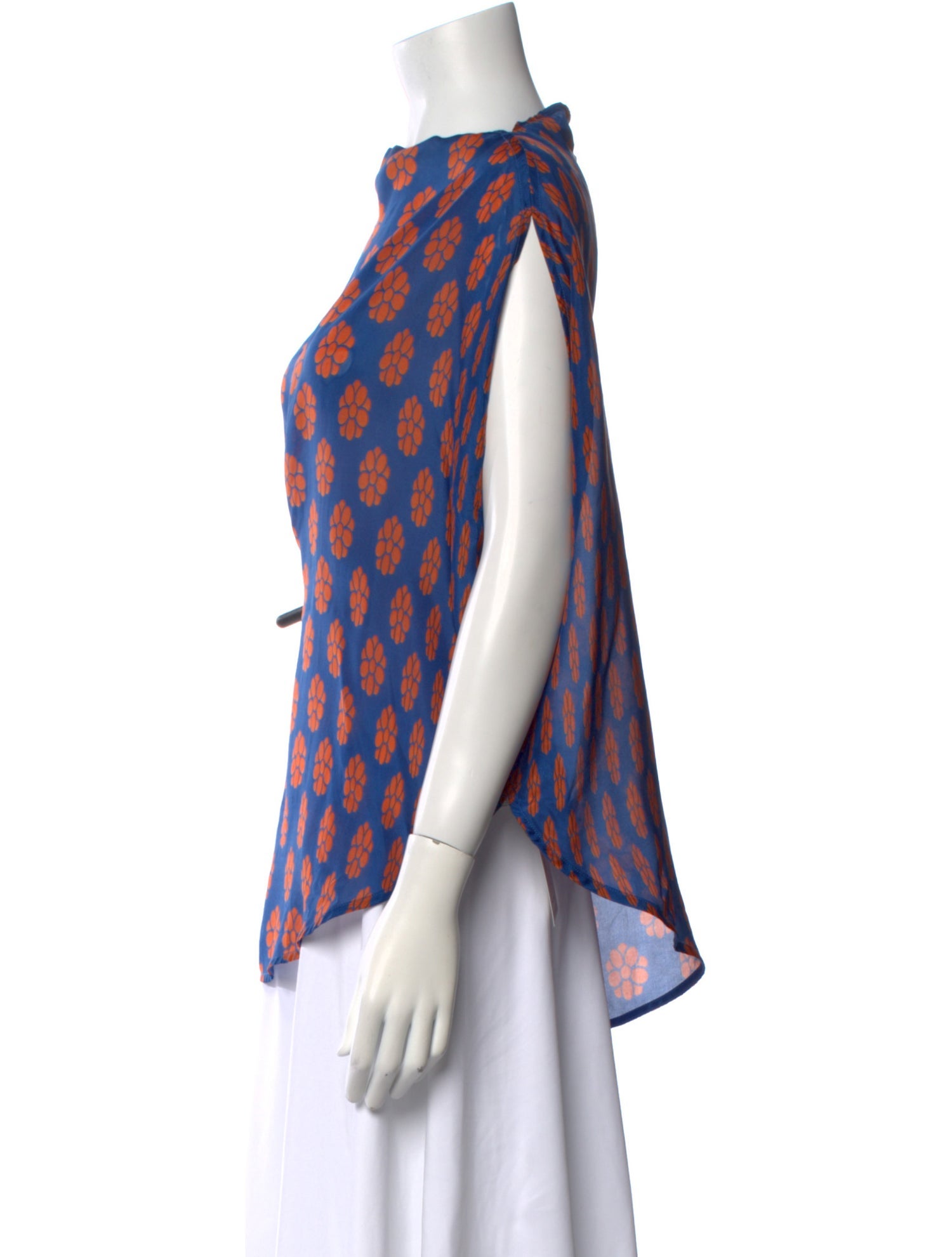 MM6 Maison Margiela Silk Printed Blouse